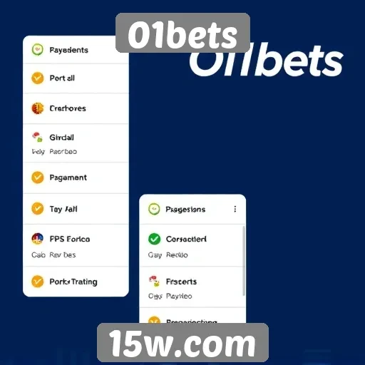 Métodos de pagamento aceitos no 01bets